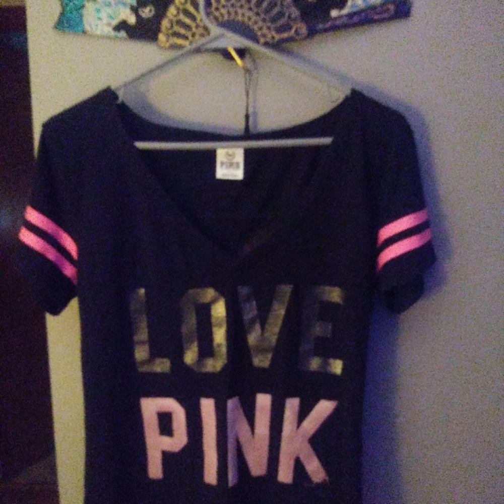 Pink Victoria's secret t shirt
